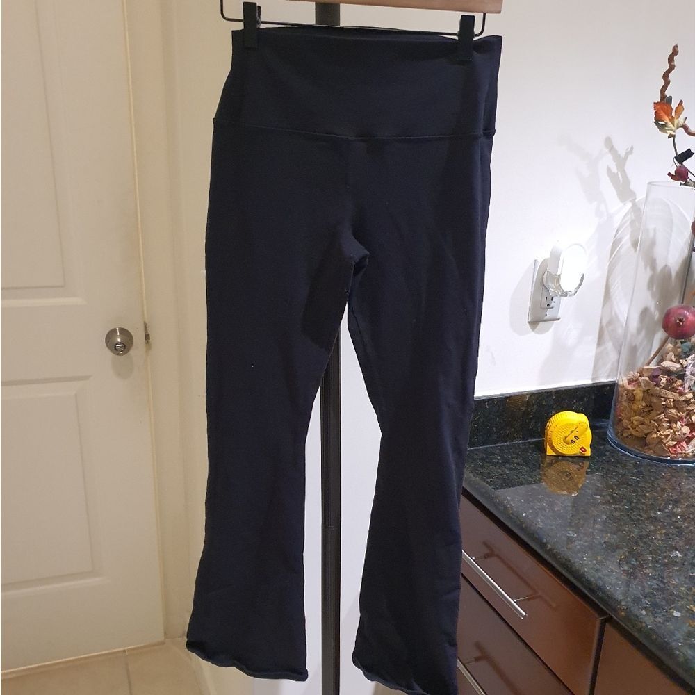 ALO Yoga Black High-Waist Flare Leggings